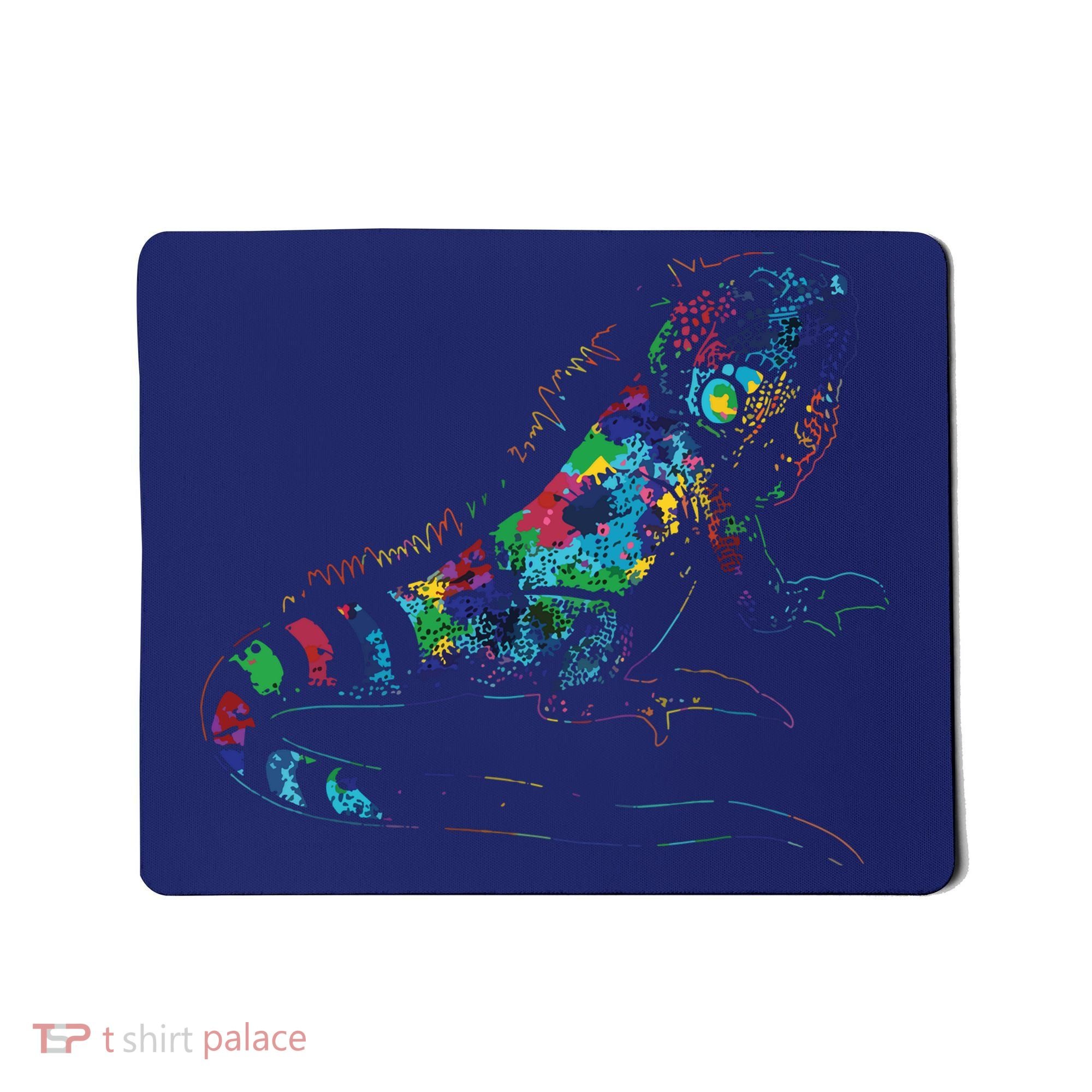 Tropic Reptile Zoo Keeper Gift Idea Iguana Mousepad