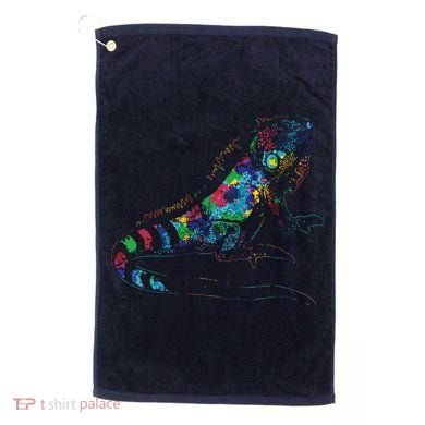 Tropic Reptile Zoo Keeper Gift Idea Iguana Golf Towel