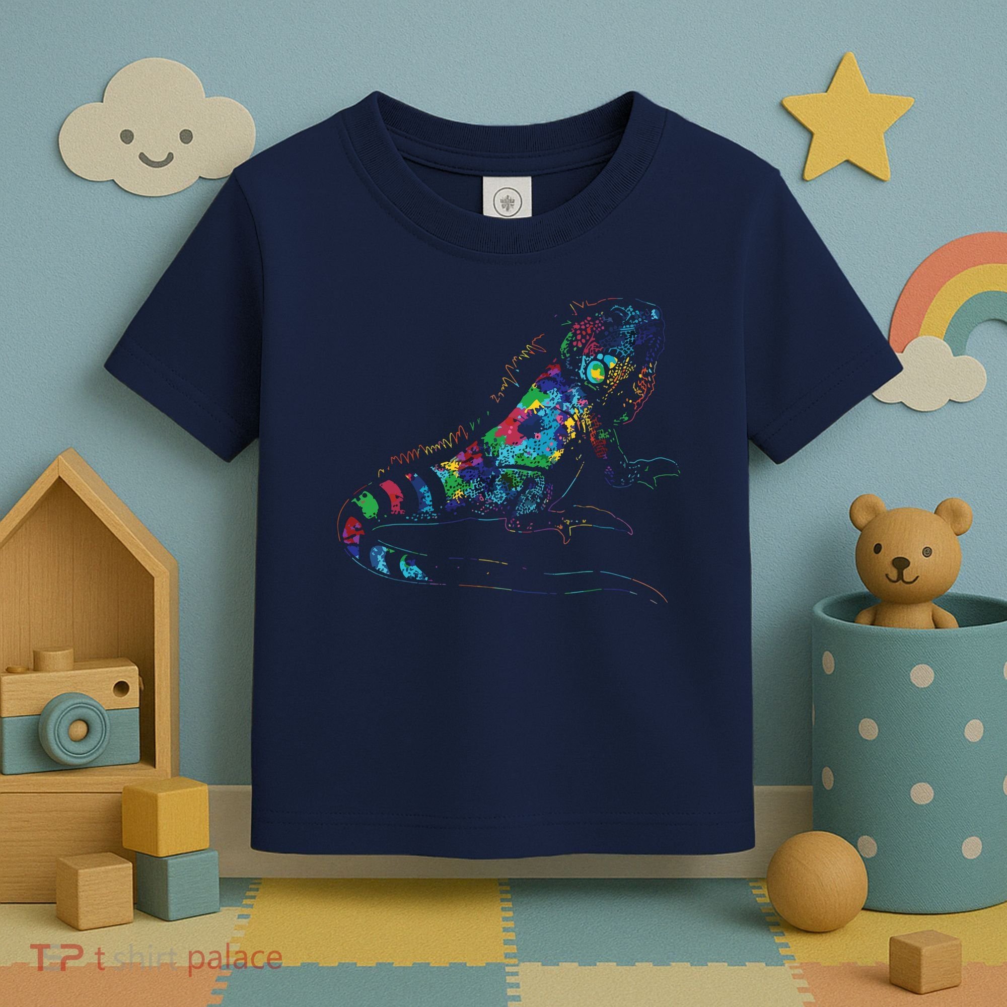 Tropic Reptile Zoo Keeper Gift Idea Iguana Toddler T-Shirt