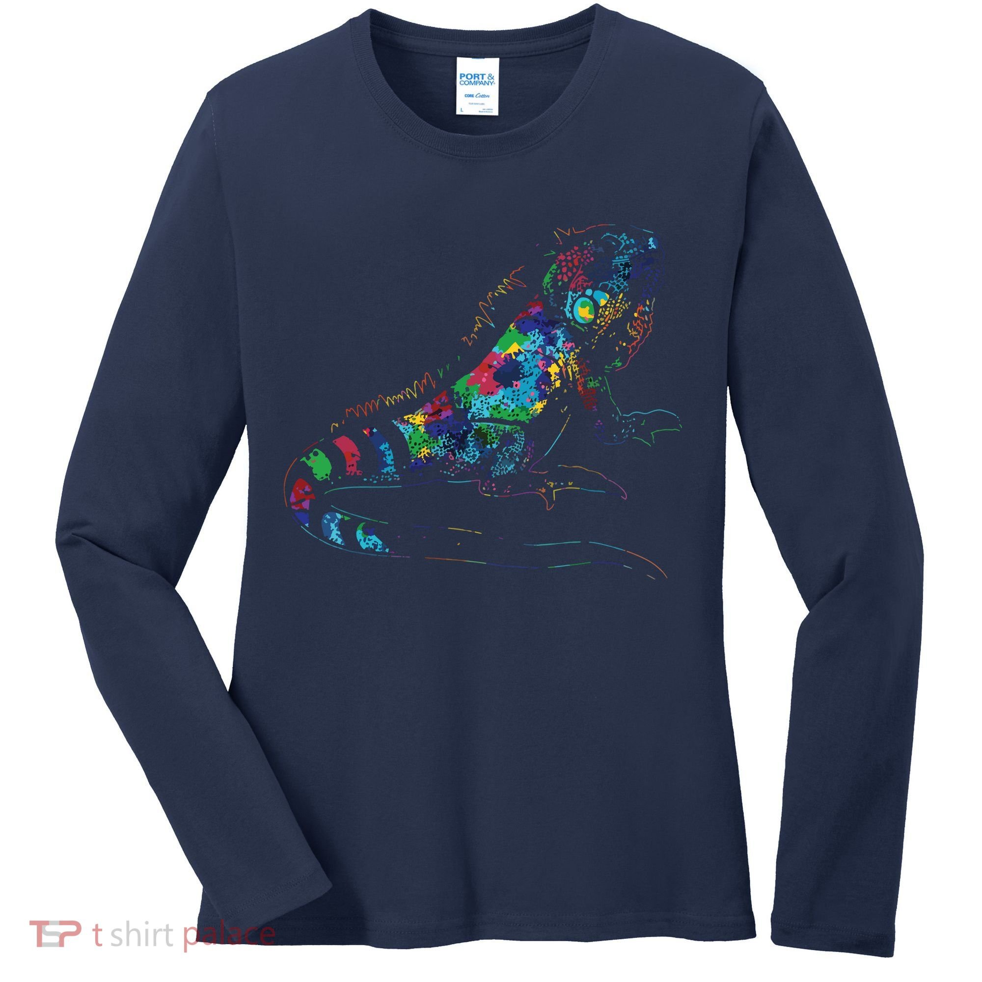 Tropic Reptile Zoo Keeper Gift Idea Iguana Women's Long Sleeve Shirt
