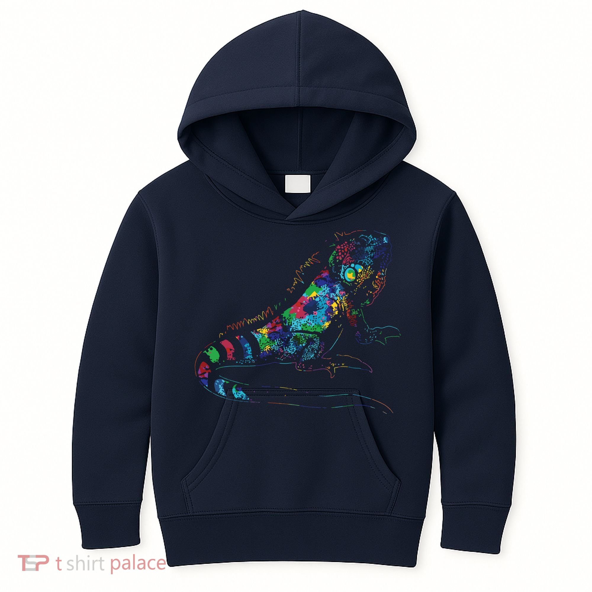 Tropic Reptile Zoo Keeper Gift Idea Iguana Kids Hoodie