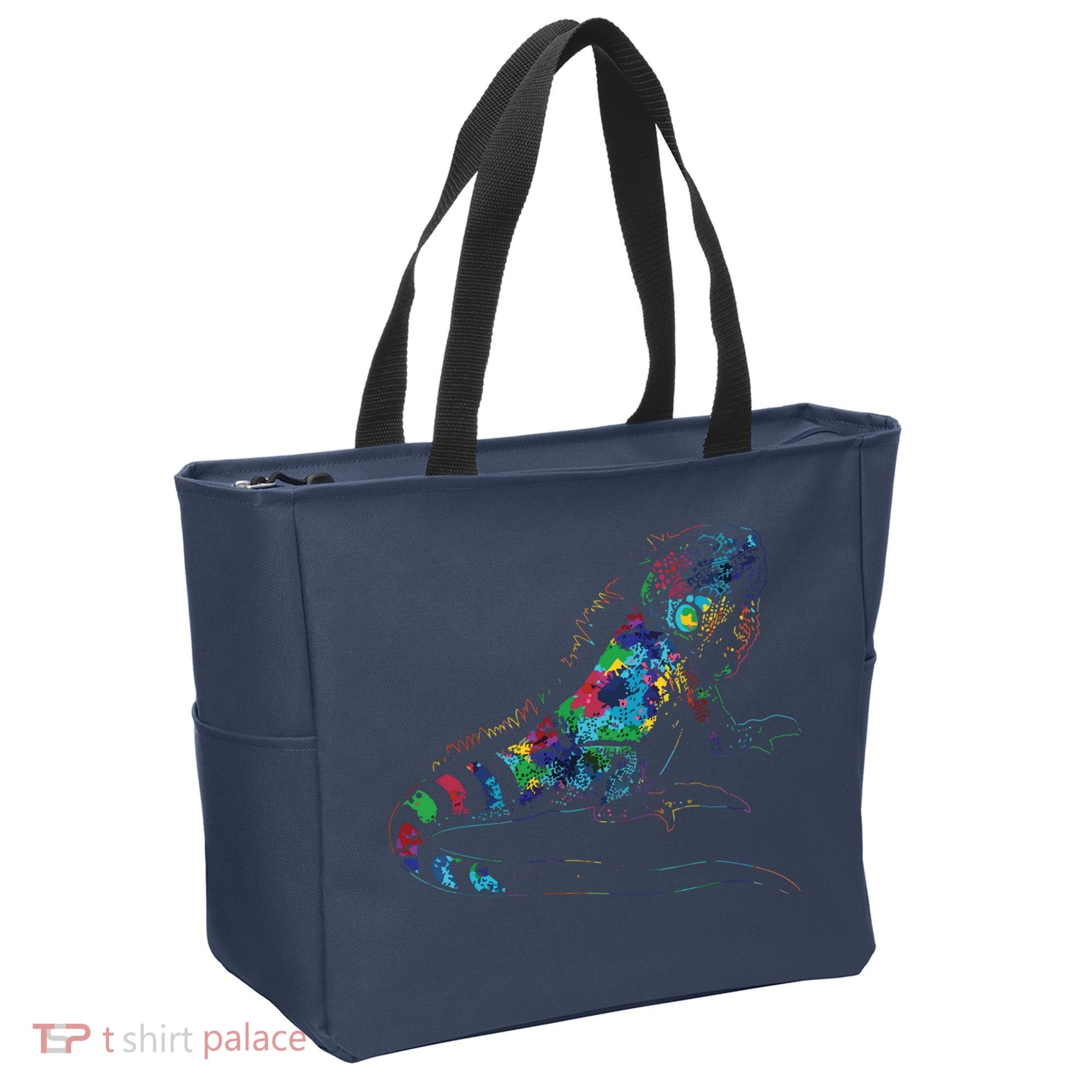 Tropic Reptile Zoo Keeper Gift Idea Iguana Tote Bag