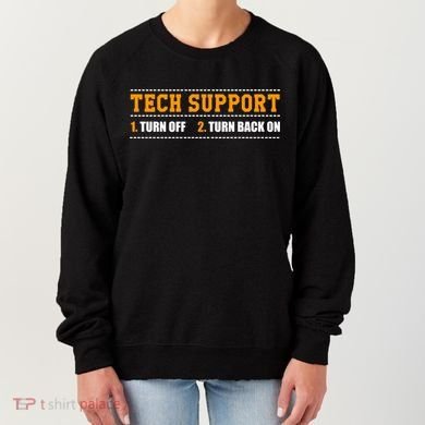 Tech Support 101 For Dummies Cool Gift Funny Tech Support Checklist Gift Women's Sweatshirt