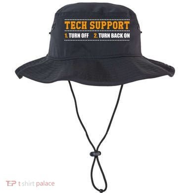 Tech Support 101 For Dummies Cool Gift Funny Tech Support Checklist Gift Bucket Hat