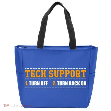 Tech Support 101 For Dummies Cool Gift Funny Tech Support Checklist Gift Tote Bag