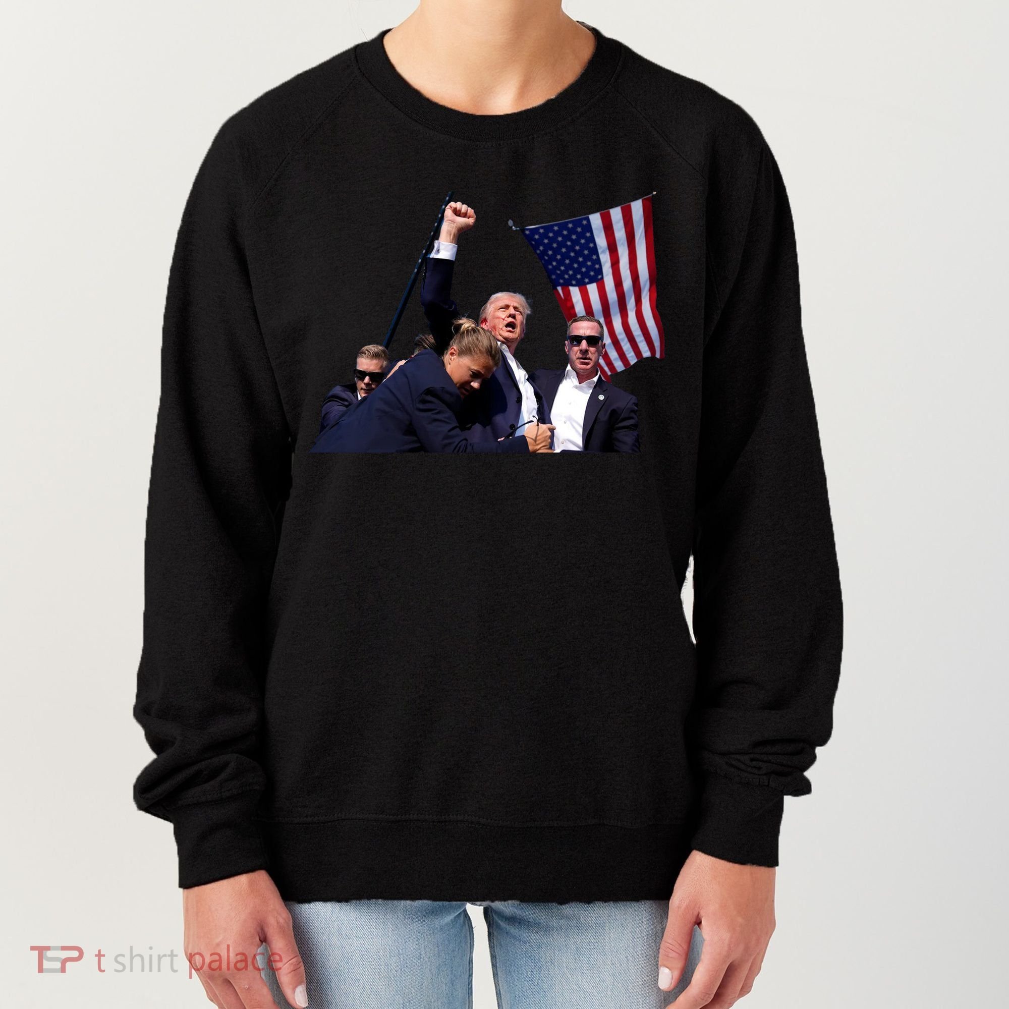 Trump Shot 2024 Women's Sweatshirt