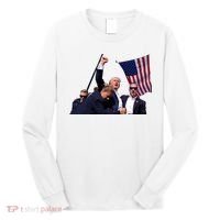 Trump Shot 2024 Long Sleeve Shirt thumb 0