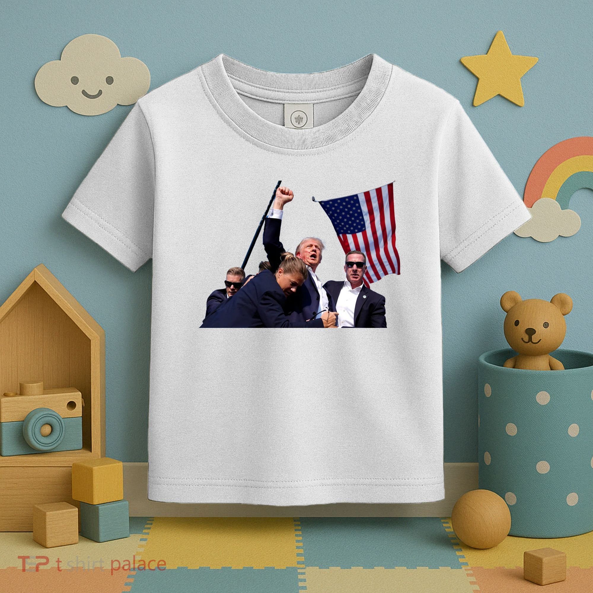 Trump Shot 2024 Toddler T-Shirt
