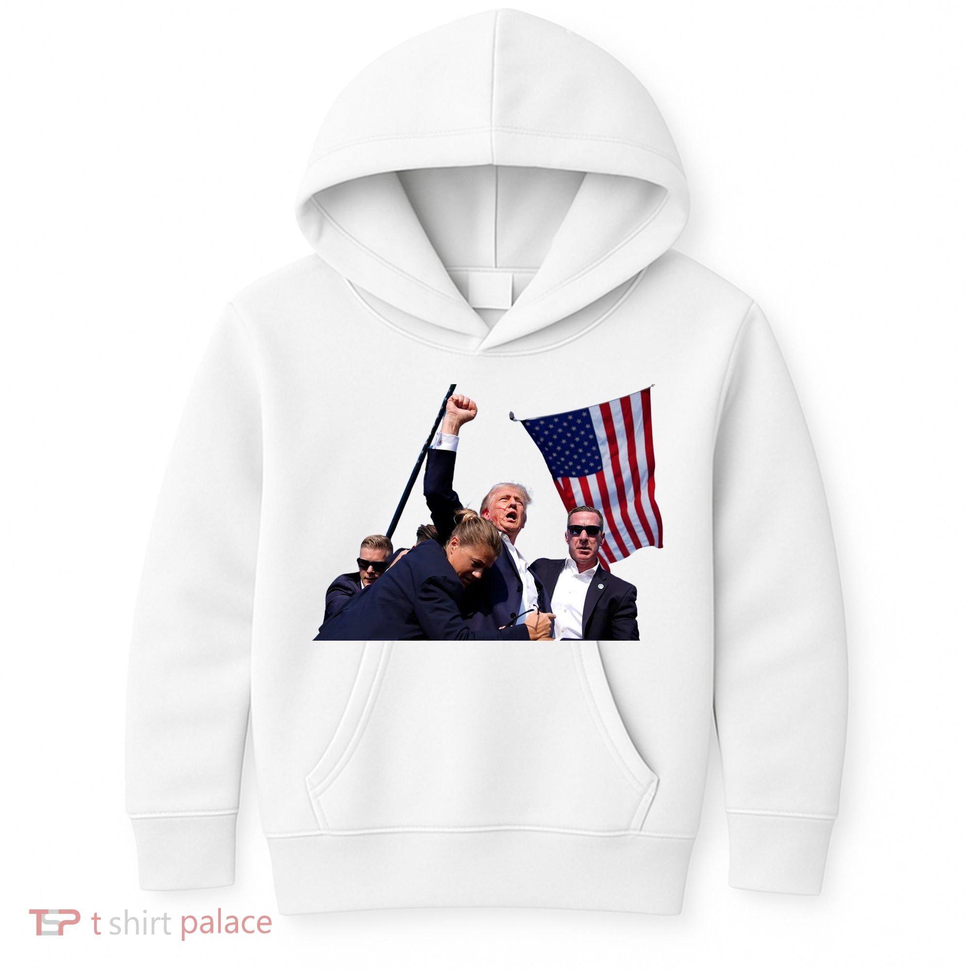 Trump Shot 2024 Kids Hoodie