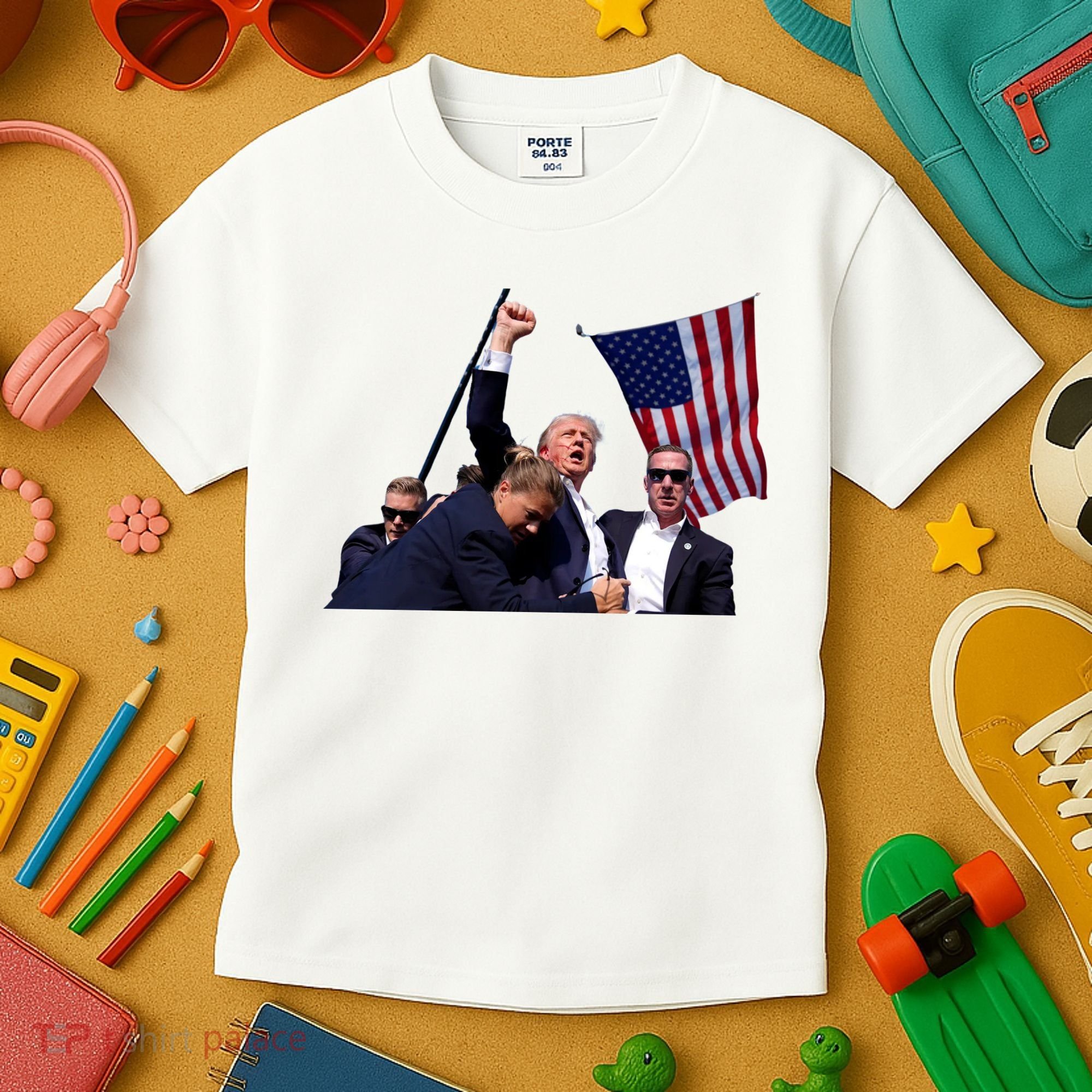 Trump Shot 2024 Kids T-Shirt