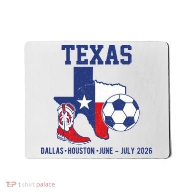 Texas Soccer 2026 Mousepad