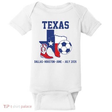 Texas Soccer 2026 Baby Bodysuit