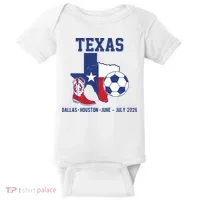 Texas Soccer 2026 Baby Bodysuit thumb 0