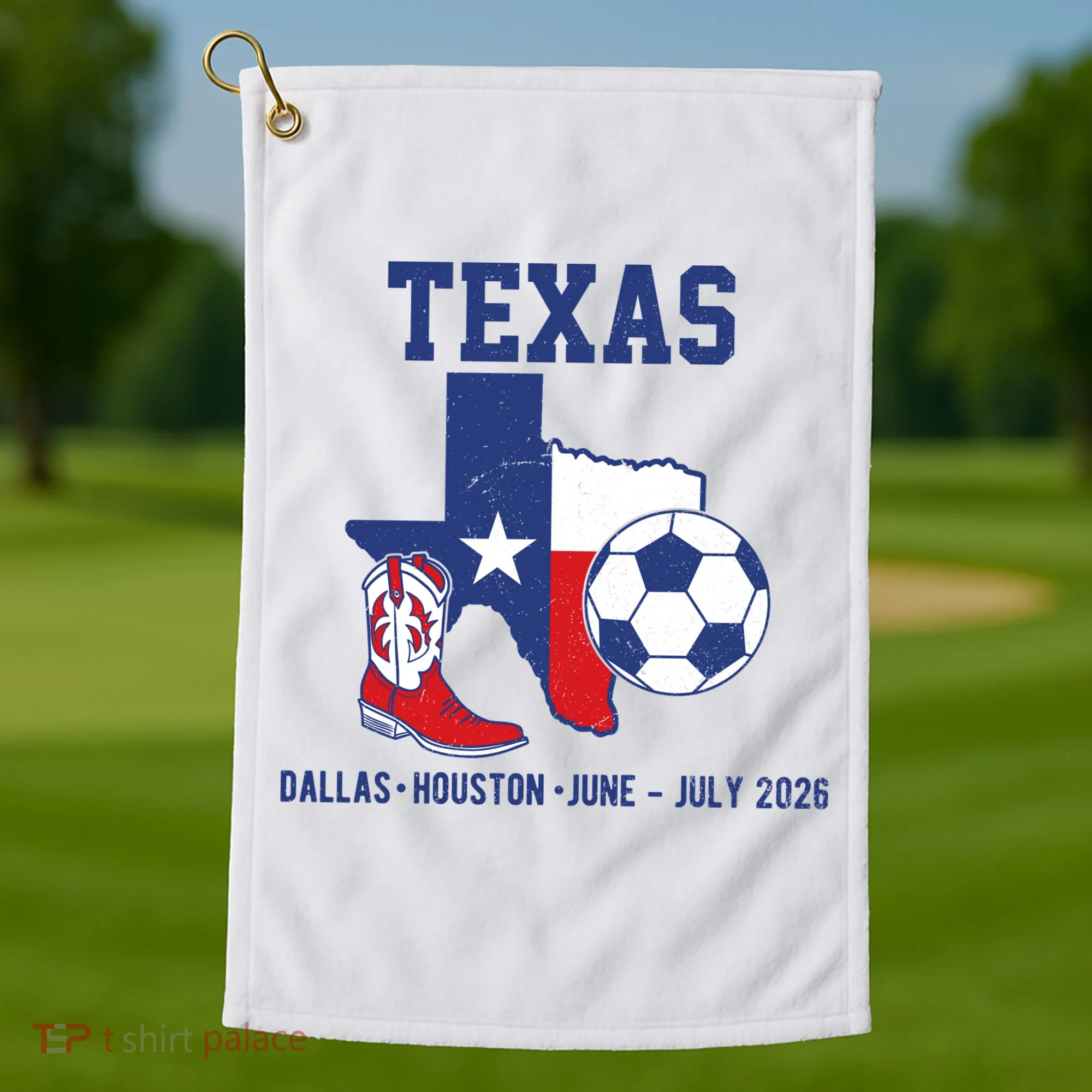 Texas Soccer 2026 Golf Towel