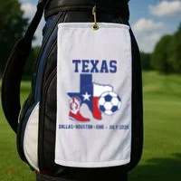 Texas Soccer 2026 Golf Towel thumb 2