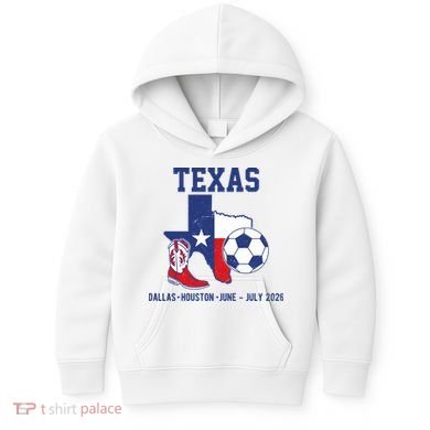 Texas Soccer 2026 Kids Hoodie
