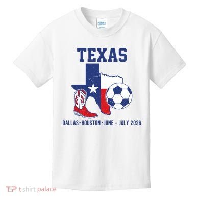Texas Soccer 2026 Kids T-Shirt