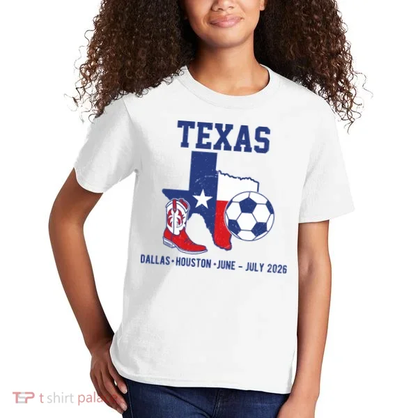 Texas Soccer 2026 Kids T-Shirt