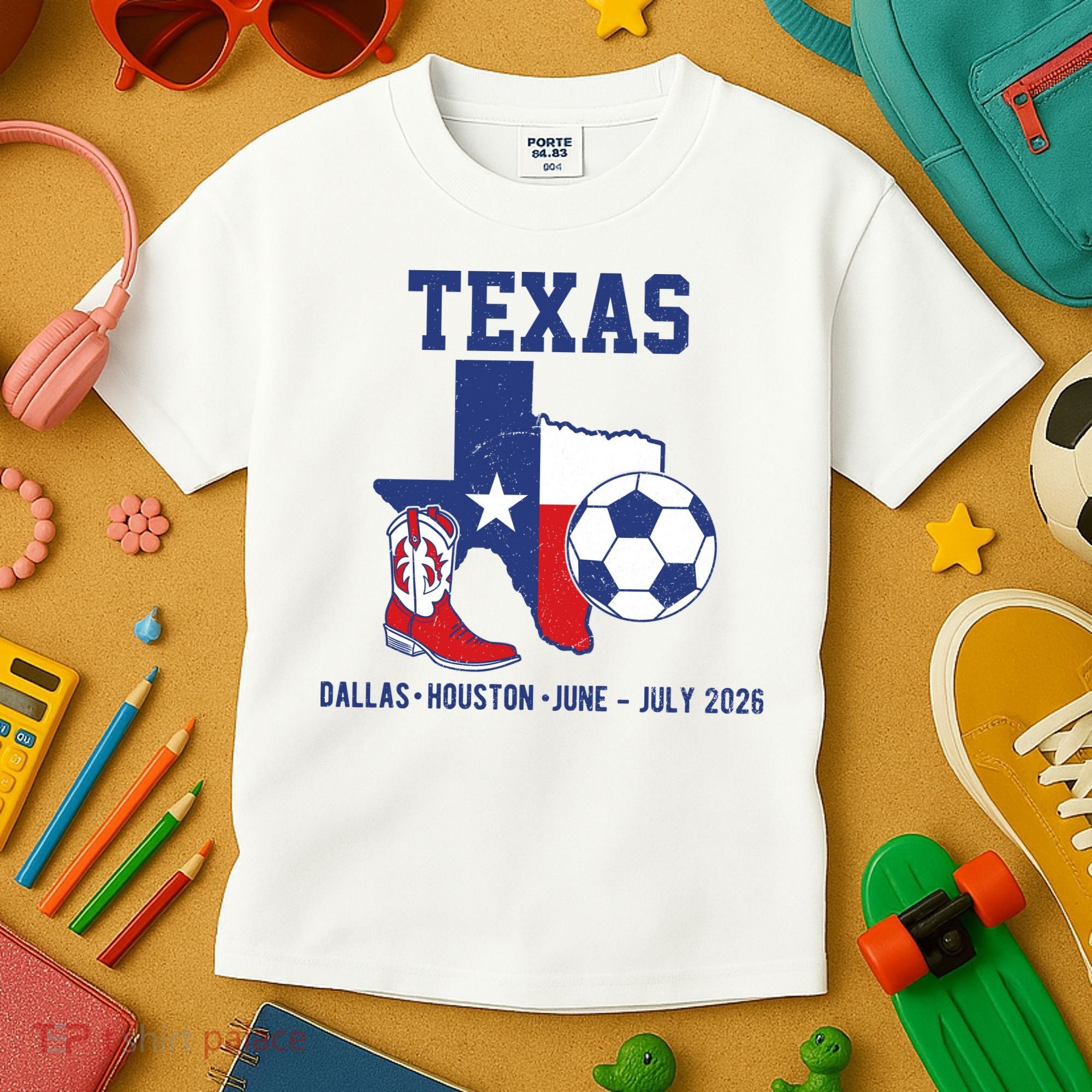 Texas Soccer 2026 Kids T-Shirt