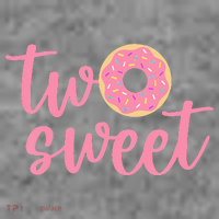 two sweet 2nd birthday decoration Donut Toddler Hoodie thumb 2