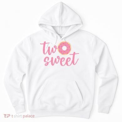 two sweet 2nd birthday decoration Donut Hoodie