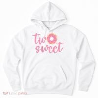 two sweet 2nd birthday decoration Donut Hoodie thumb 0