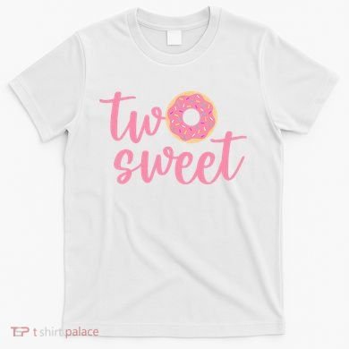 two sweet 2nd birthday decoration Donut T-Shirt