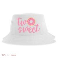 two sweet 2nd birthday decoration Donut Sustainable Bucket Hat thumb 0