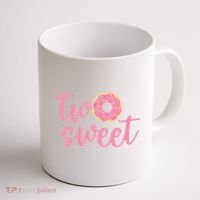 two sweet 2nd birthday decoration Donut Coffee Mug thumb 1