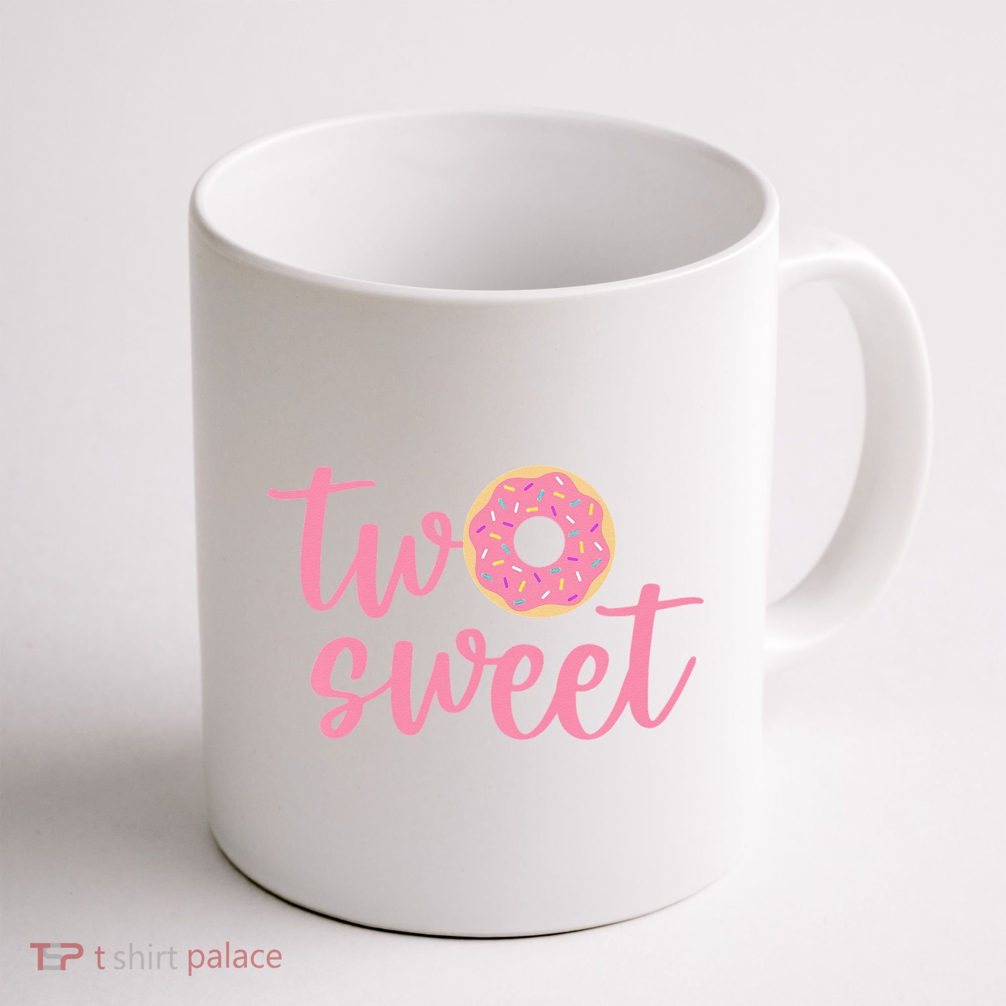 two sweet 2nd birthday decoration Donut Coffee Mug