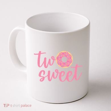 two sweet 2nd birthday decoration Donut Coffee Mug