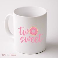 two sweet 2nd birthday decoration Donut Coffee Mug thumb 0