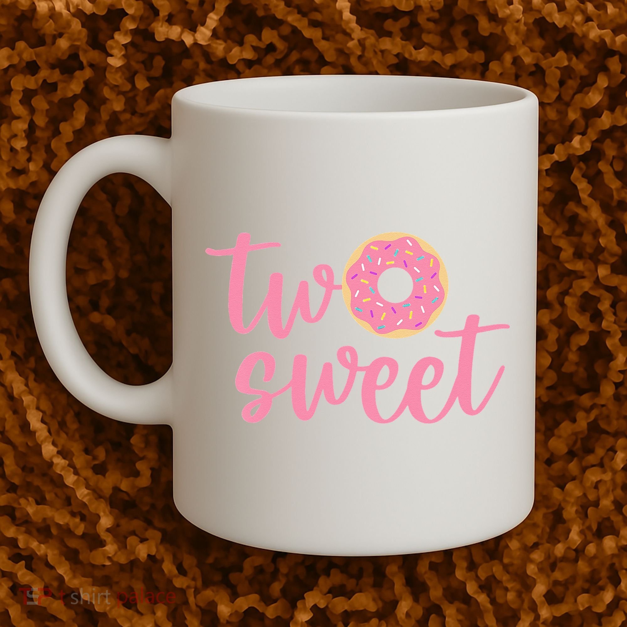 two sweet 2nd birthday decoration Donut Coffee Mug