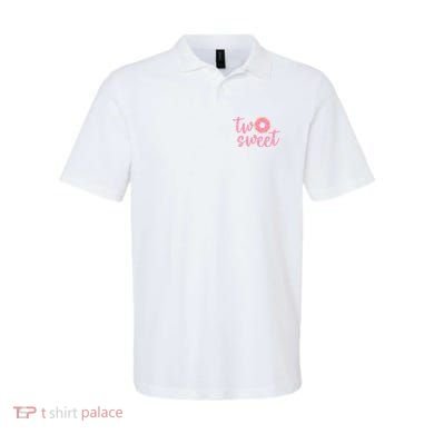 two sweet 2nd birthday decoration Donut Polo