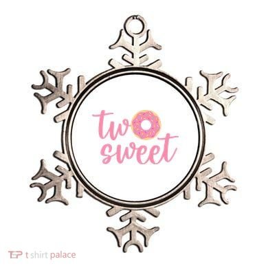 two sweet 2nd birthday decoration Donut Ornament