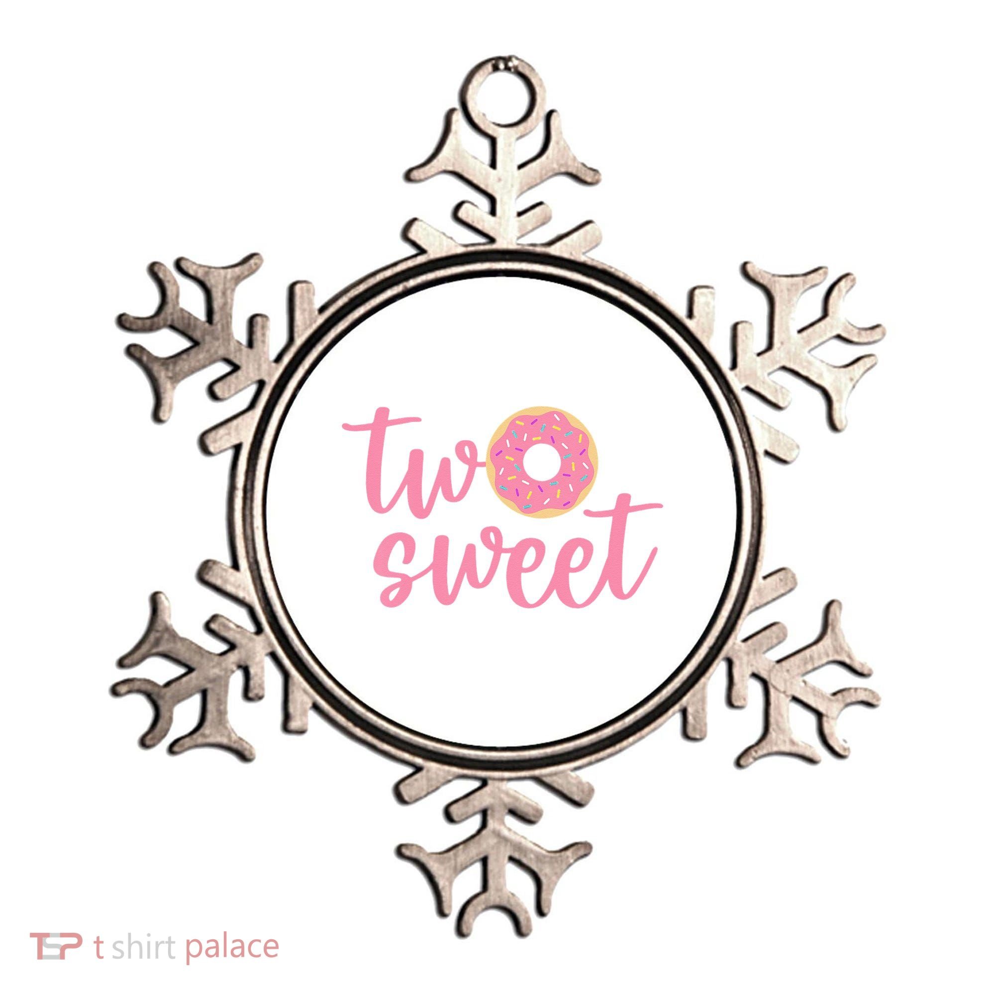 two sweet 2nd birthday decoration Donut Ornament