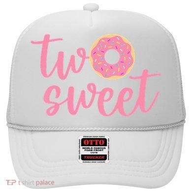 two sweet 2nd birthday decoration Donut Hat