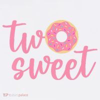 two sweet 2nd birthday decoration Donut Toddler T-Shirt thumb 4