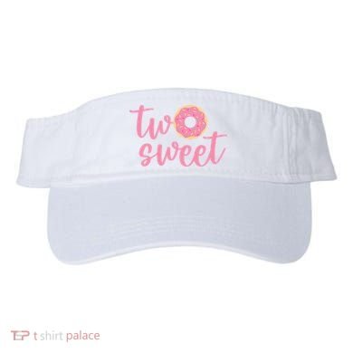 two sweet 2nd birthday decoration Donut Visor