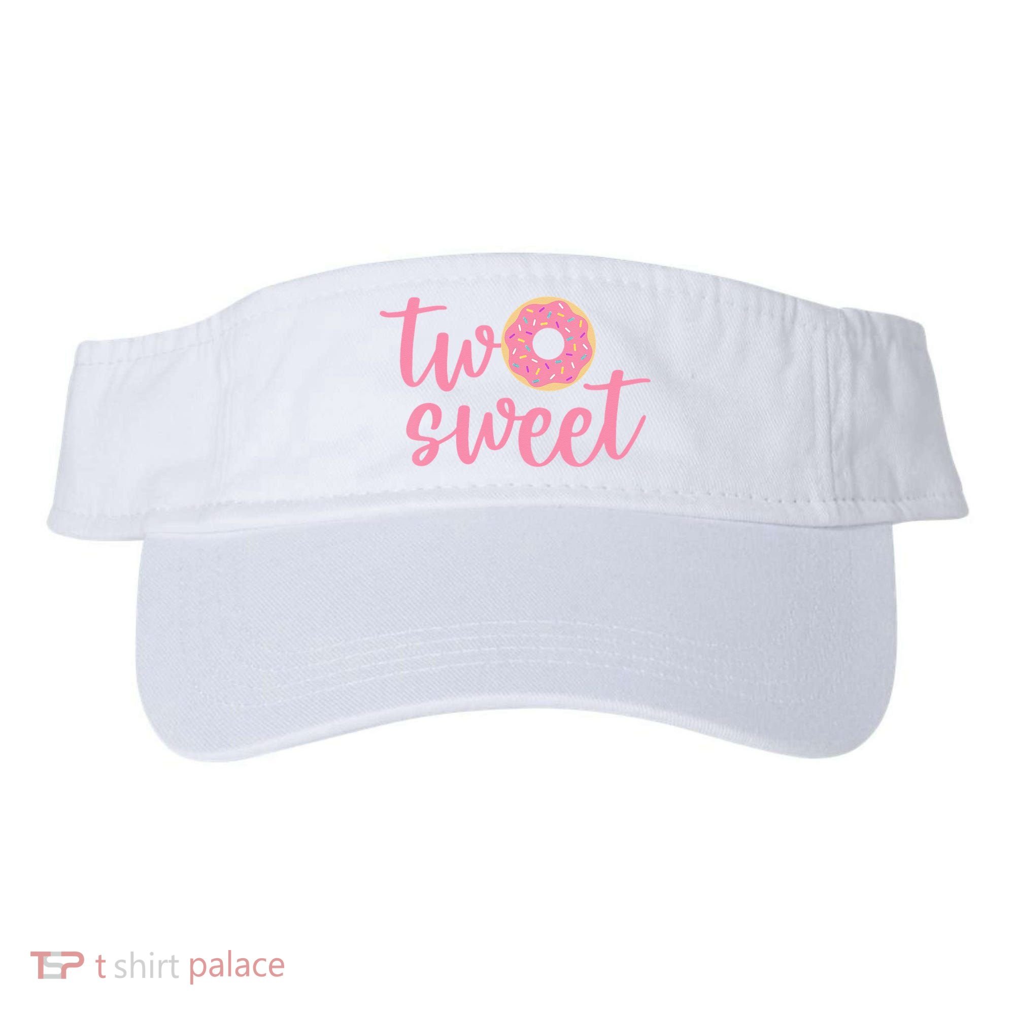 two sweet 2nd birthday decoration Donut Visor