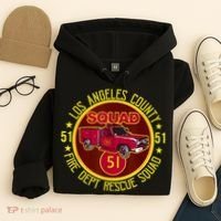 Truck Side 51 Emergency Squad Logo Essential Hoodie thumb 4