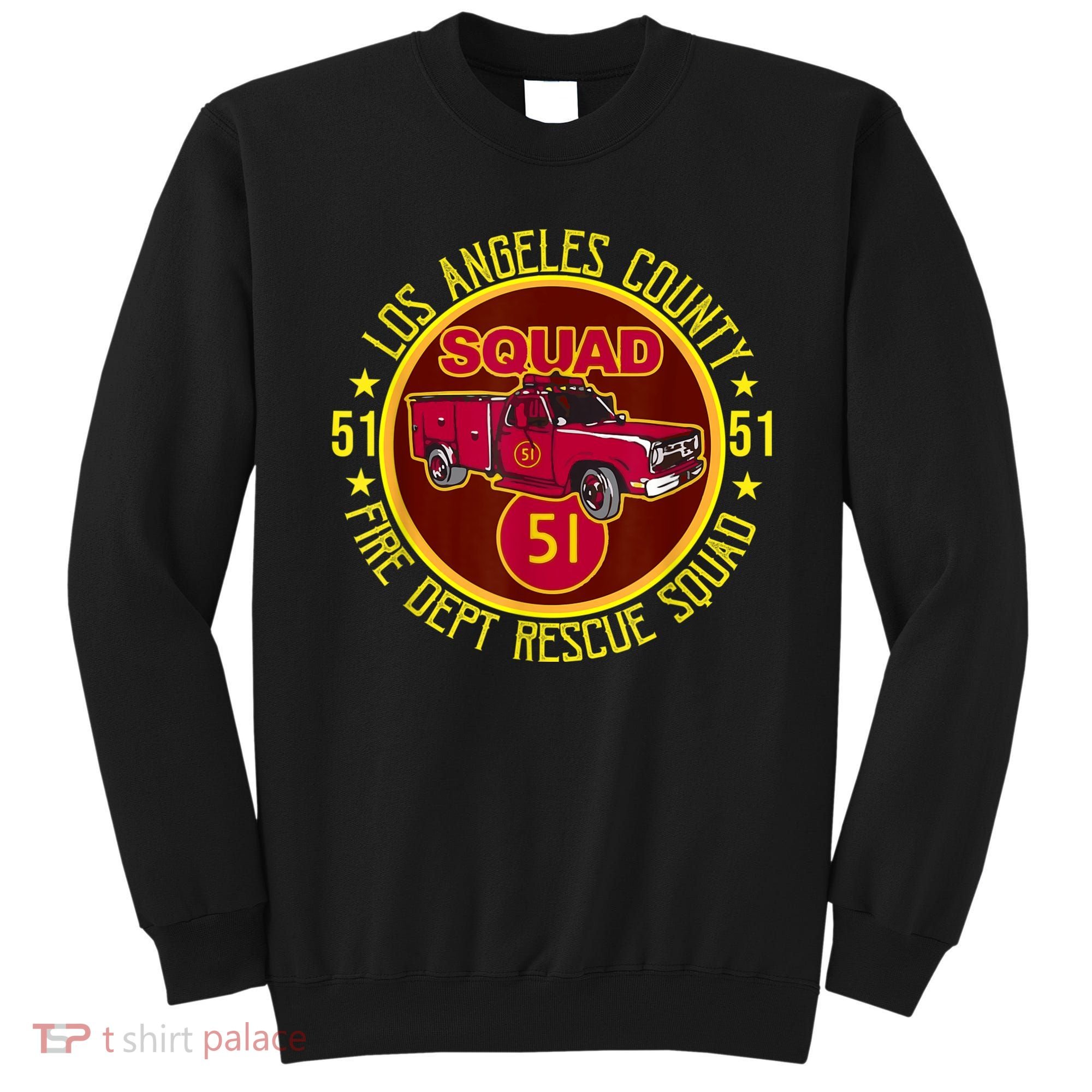 Truck Side 51 Emergency Squad Logo Essential Sweatshirt
