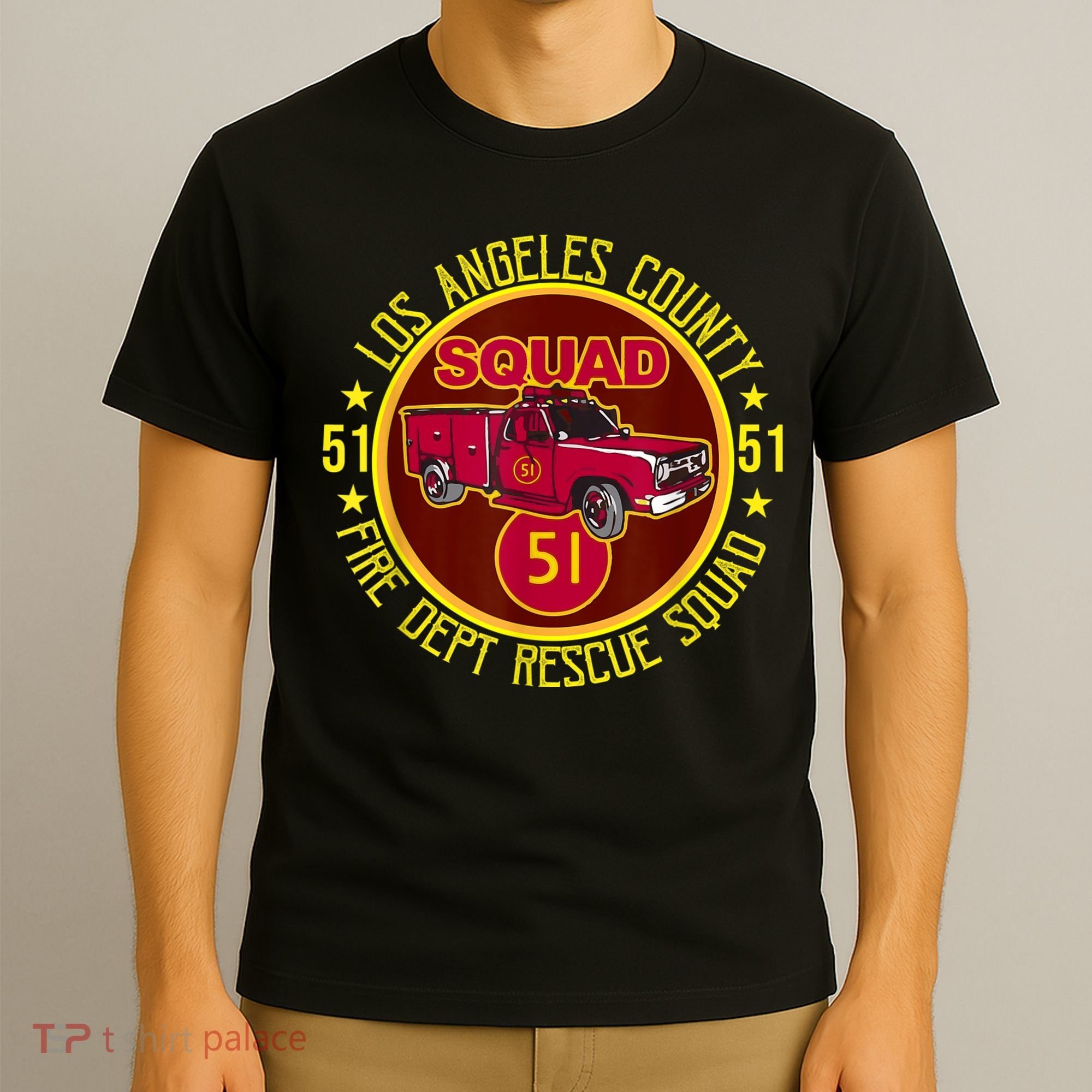 Truck Side 51 Emergency Squad Logo Essential T-Shirt