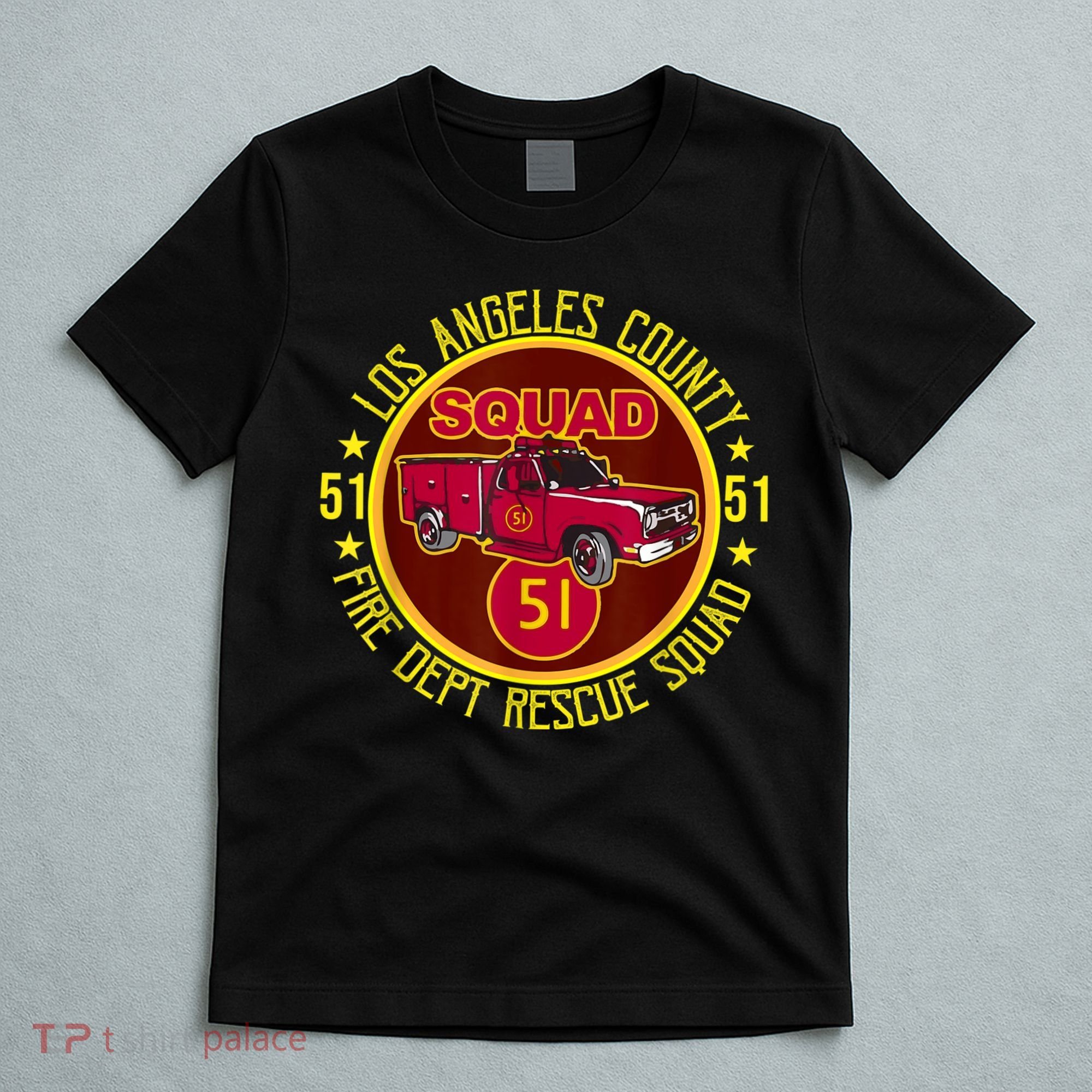 Truck Side 51 Emergency Squad Logo Essential T-Shirt