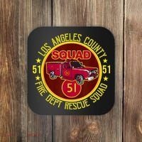 Truck Side 51 Emergency Squad Logo Essential Coaster thumb 0
