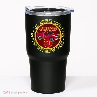 Truck Side 51 Emergency Squad Logo Essential Tumbler