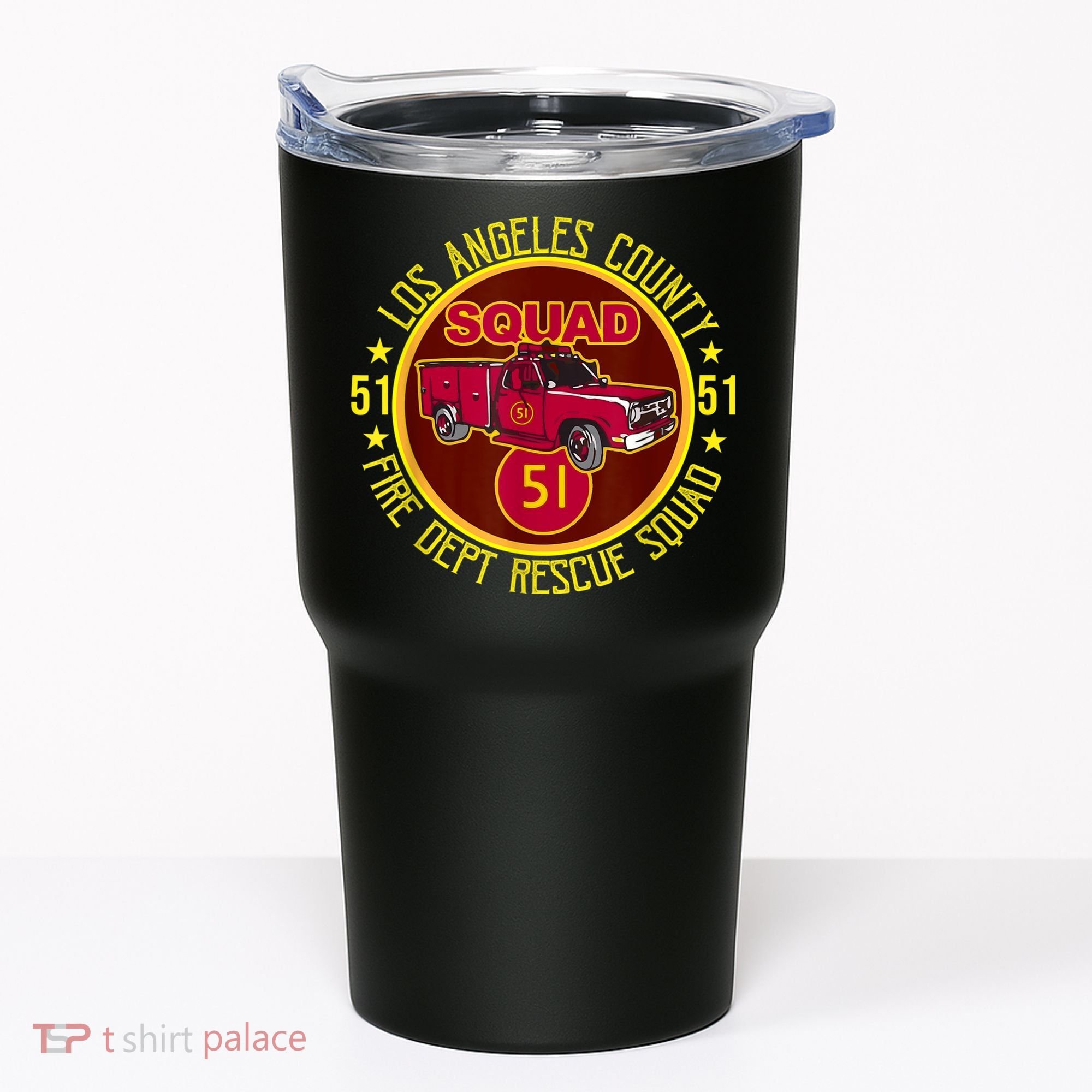 Truck Side 51 Emergency Squad Logo Essential Tumbler