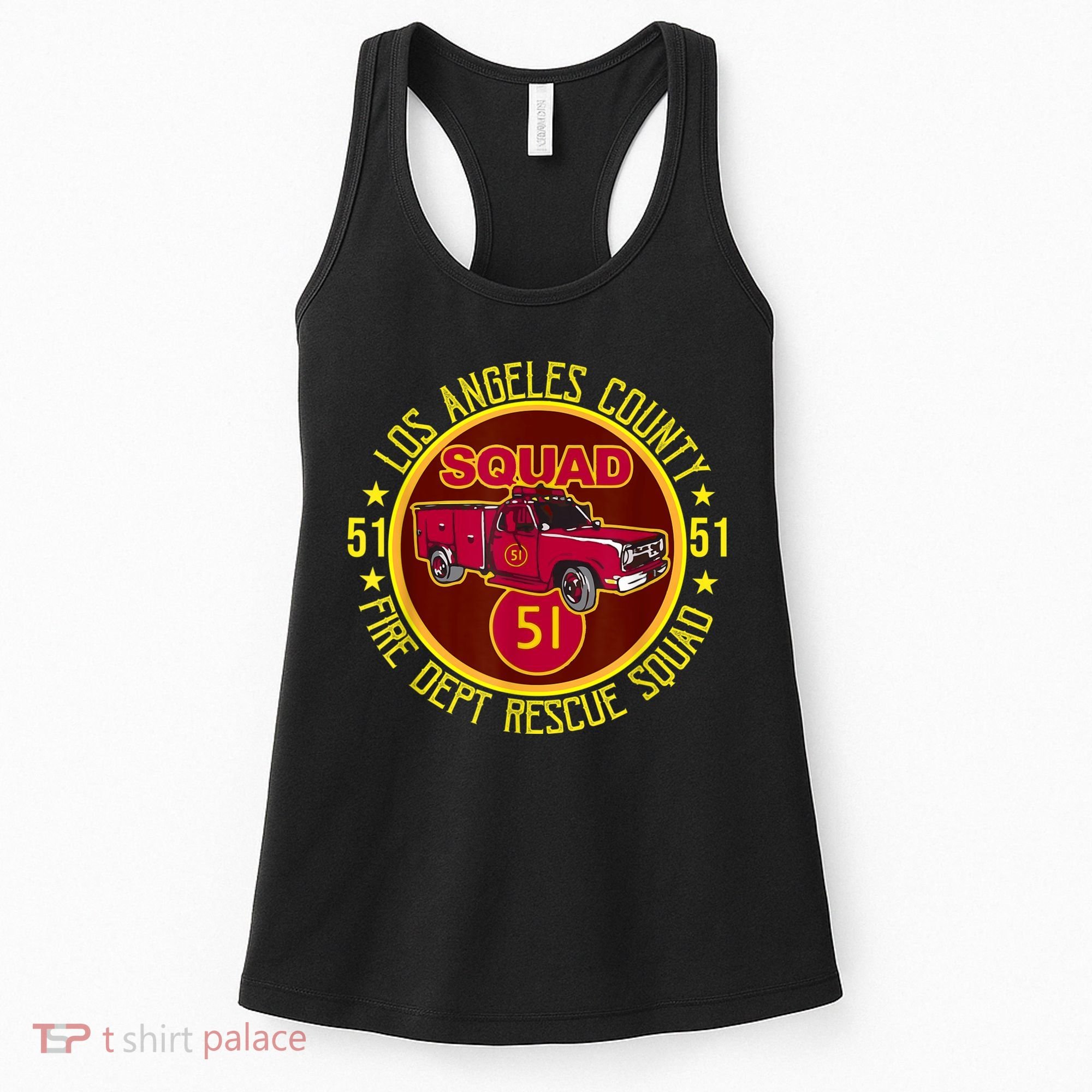 Truck Side 51 Emergency Squad Logo Essential Women's Tank Top