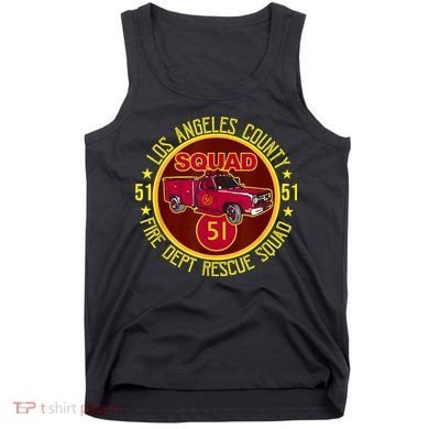 Truck Side 51 Emergency Squad Logo Essential Tank Top