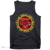 Truck Side 51 Emergency Squad Logo Essential Tank Top thumb 0